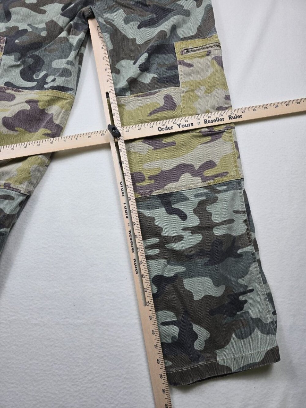 Camo Patchwork Cargo Pants Womens Fashion Nova Large - Picture 7 of 8